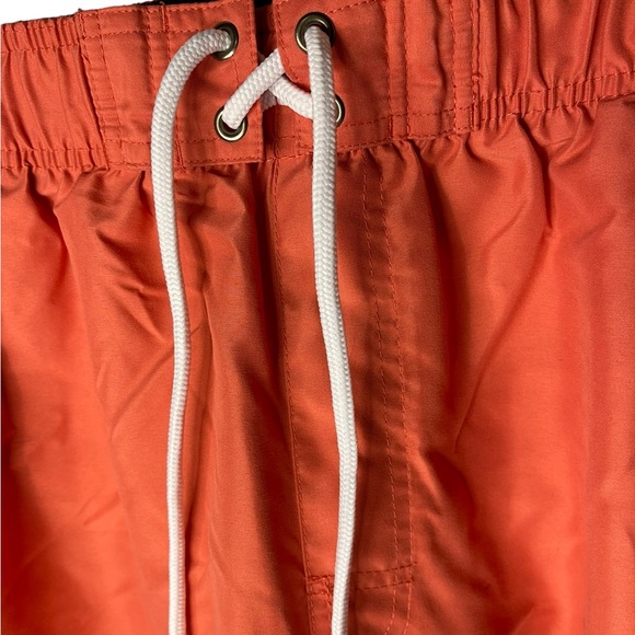 Surf & Swim Co. Men's Green orange/coral Swim Trunks L BoxAM - Picture 3 of 6